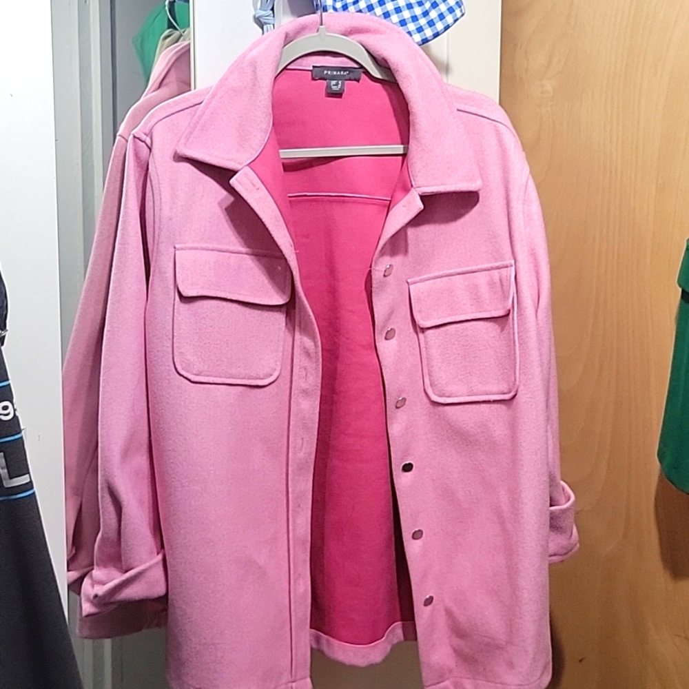 Pink camisole shaket Size 6 oversize style (L)